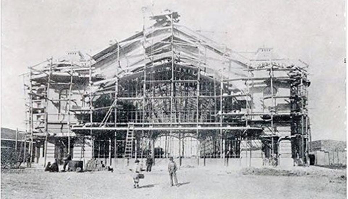 La seguridad en los andamios en 1915