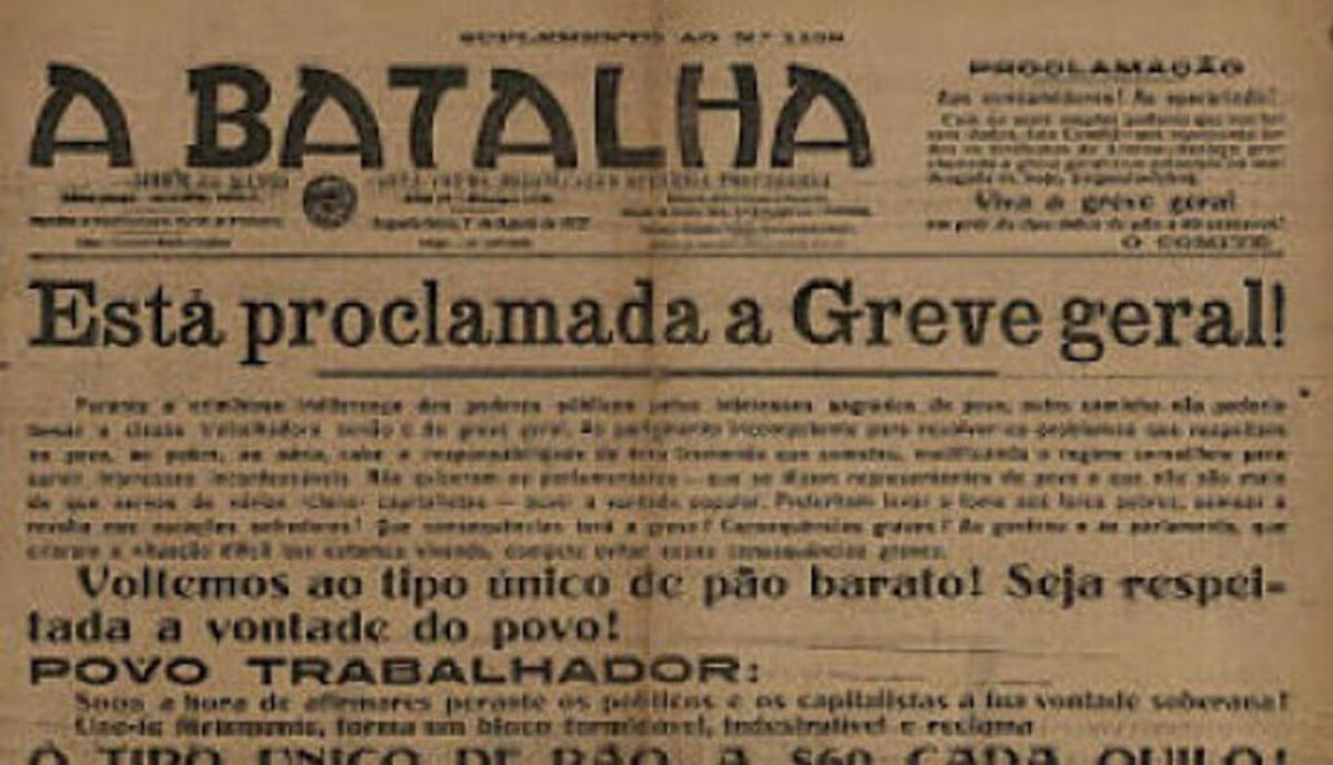 Las dificultades de la prensa obrera portuguesa en 1920