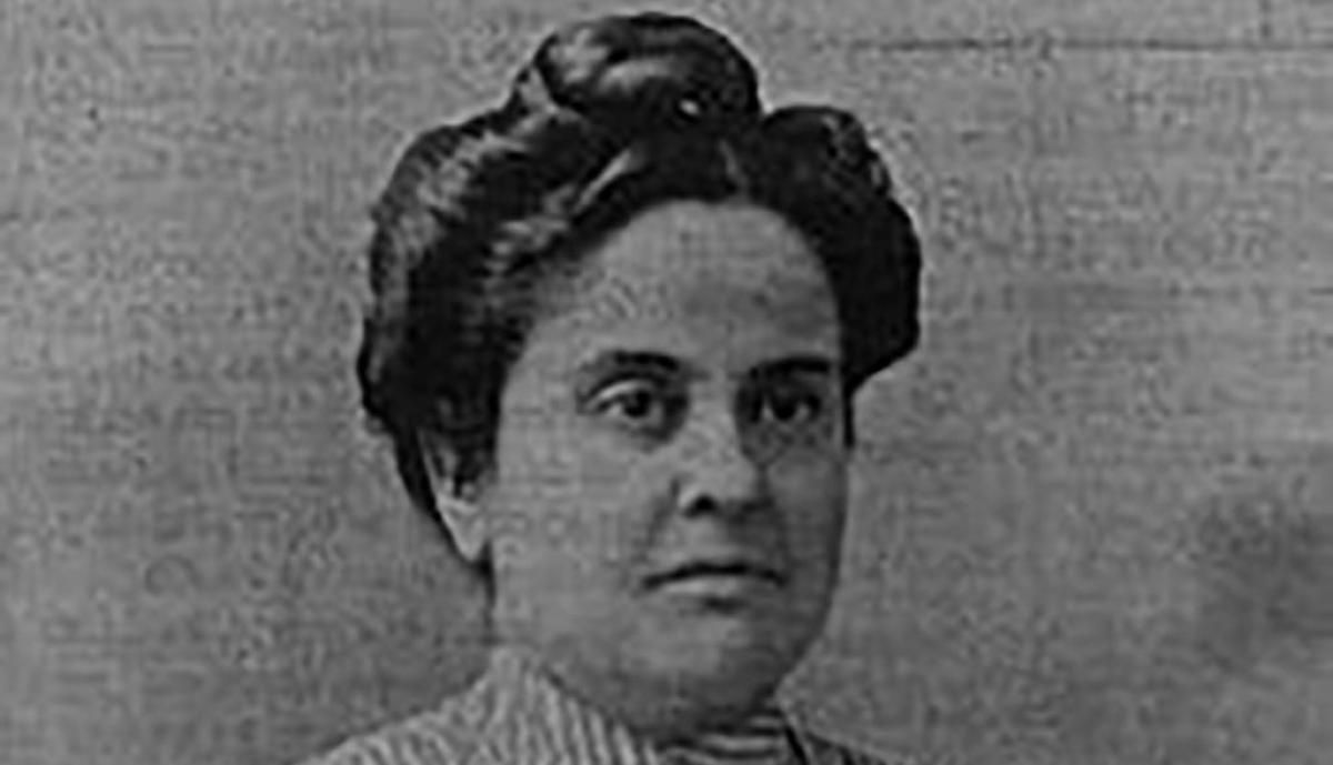 Virginia González en Vigo en 1914