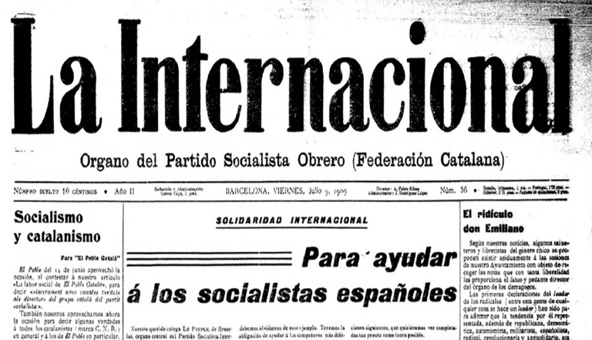 El socialismo para los socialistas catalanes en 1908