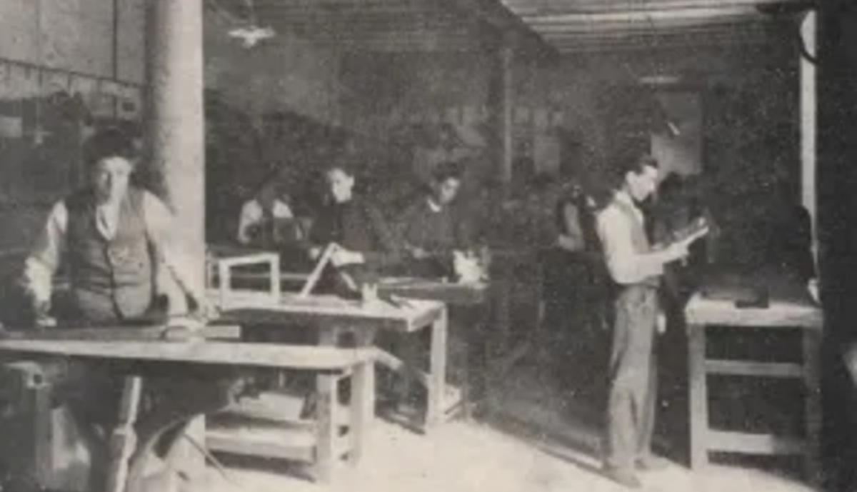 La Federación de Obreros en madera hacia 1908